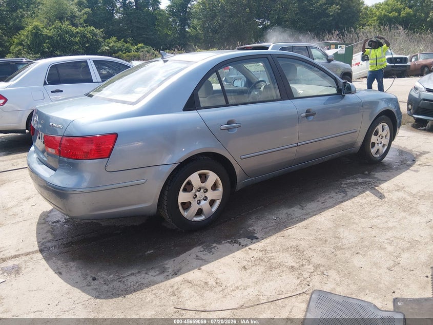 2010 Hyundai Sonata VIN 5NPET4AC2AH617093 IAAI salvage auction — REAR END, Salvage - Greater Than 75% (Maryland), sold $725 on 2026-08-01 (photo 4)