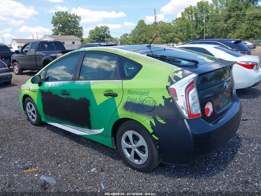 2015 Toyota Prius VIN JTDKN3DU6F1979535 IAAI salvage auction — NORMAL WEAR, Clear (South Carolina), sold $1,350 on 2026-07-28 (photo 3)