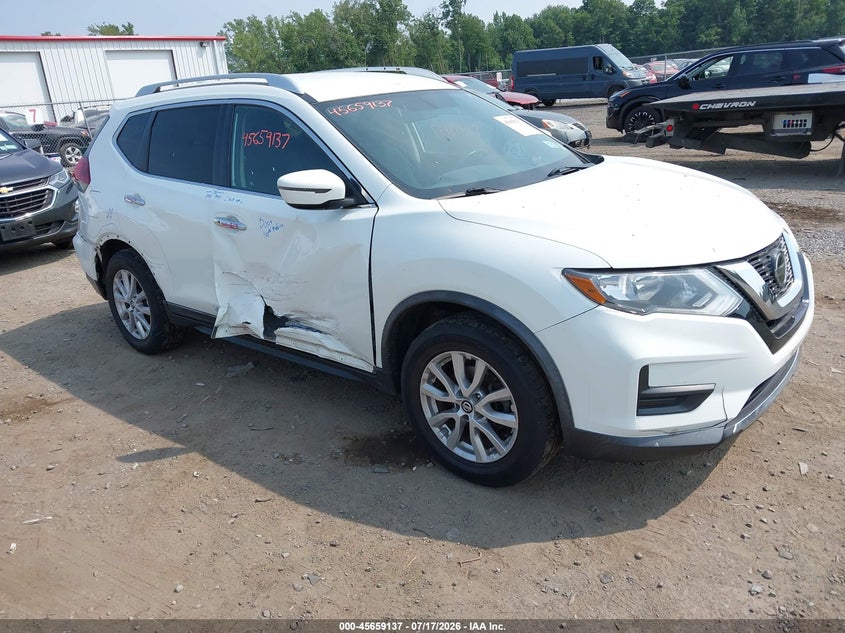 2018 Nissan Rogue VIN KNMAT2MT1JP575079 IAAI salvage auction — SIDE, Salvage Title, sold $1,300 on 2026-08-01 (photo 1)