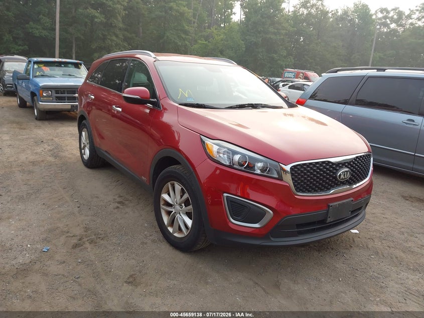 2016 Kia Sorento VIN 5XYPGDA39GG105697 IAAI salvage auction — NORMAL WEAR, Clear (Illinois), sold $525 on 2026-07-22 (photo 1)