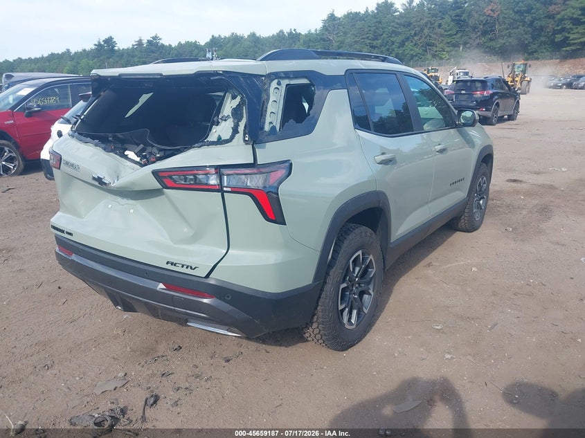 2025 Chevrolet Equinox VIN 3GNAXSEG2SL142526 IAAI salvage auction — REAR END, Salvage (Massachusetts), sold $11,550 on 2026-08-21 (photo 4)