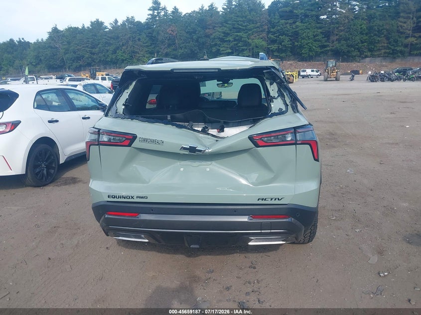 2025 Chevrolet Equinox VIN 3GNAXSEG2SL142526 IAAI salvage auction — REAR END, Salvage (Massachusetts), sold $11,550 on 2026-08-21 (photo 6)