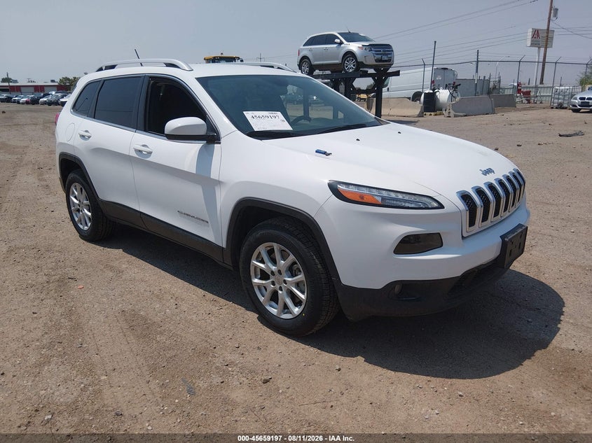2018 Jeep Cherokee VIN 1C4PJMCB7JD528435 IAAI salvage auction — NORMAL WEAR, Sf97 (New Mexico), sold $7,700 on 2026-09-16 (photo 1)