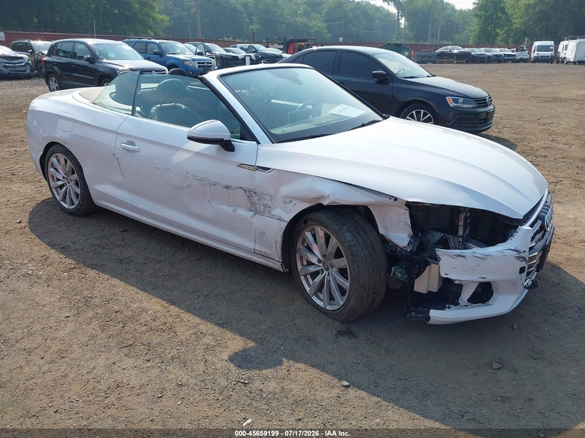 2018 Audi A5 VIN WAUYNGF57JN000353 — IAAI salvage auction photo