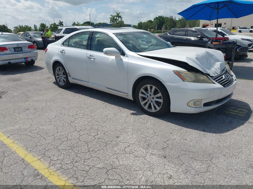 2010 Lexus Es 350 VIN JTHBK1EG3A2377196 IAAI salvage auction — NORMAL WEAR, Clear (Florida), sold $1,275 on 2026-07-30 (photo 1)