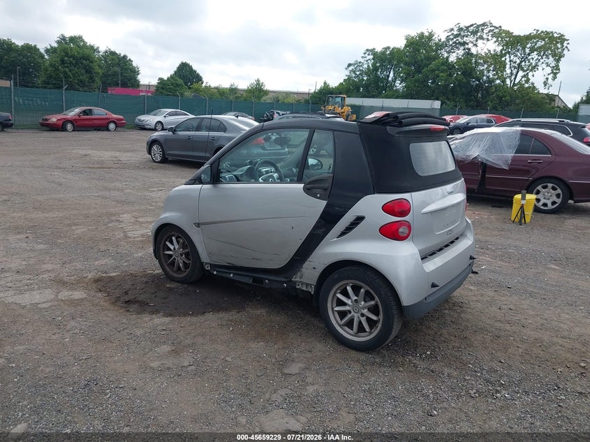 2008 Smart Fortwo VIN WMEEK31X38K170058 IAAI salvage auction — LEFT FRONT, Salvage (Pennsylvania), sold $925 on 2026-08-28 (photo 3)