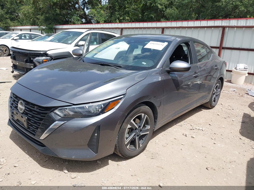 2025 Nissan Sentra VIN 3N1AB8CV2SY380376 IAAI salvage auction — RIGHT SIDE, Salvage Title, sold $12,500 on 2026-07-23 (photo 2)