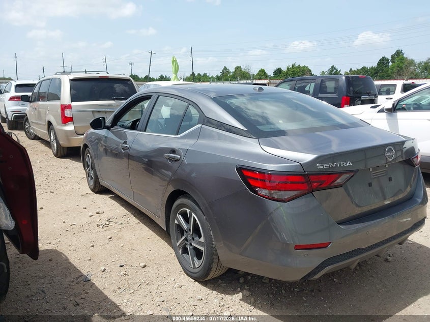 2025 Nissan Sentra VIN 3N1AB8CV2SY380376 IAAI salvage auction — RIGHT SIDE, Salvage Title, sold $12,500 on 2026-07-23 (photo 3)