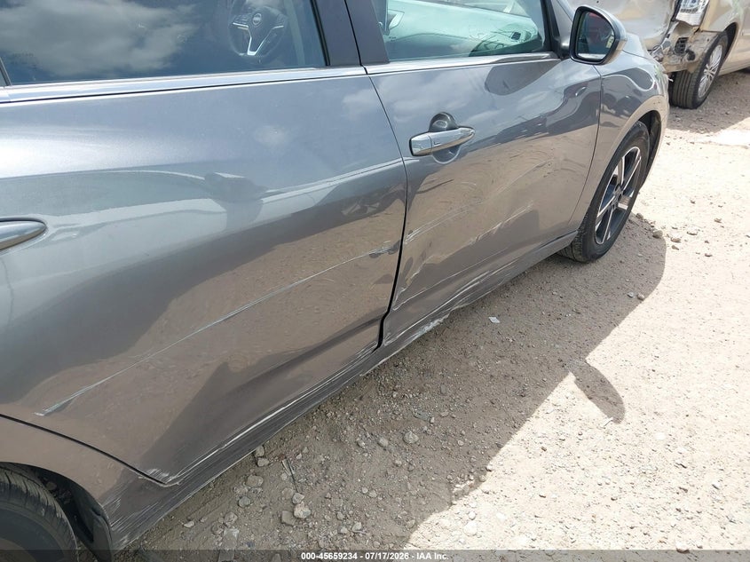 2025 Nissan Sentra VIN 3N1AB8CV2SY380376 IAAI salvage auction — RIGHT SIDE, Salvage Title, sold $12,500 on 2026-07-23 (photo 6)