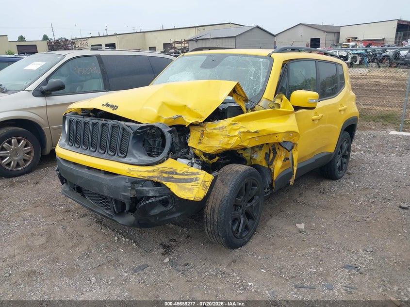 2017 Jeep Renegade VIN ZACCJBBB9HPE67010 IAAI salvage auction — FRONT END, Clear (Michigan), sold $1,050 on 2026-08-13 (photo 2)