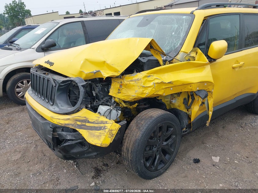 2017 Jeep Renegade VIN ZACCJBBB9HPE67010 IAAI salvage auction — FRONT END, Clear (Michigan), sold $1,050 on 2026-08-13 (photo 6)