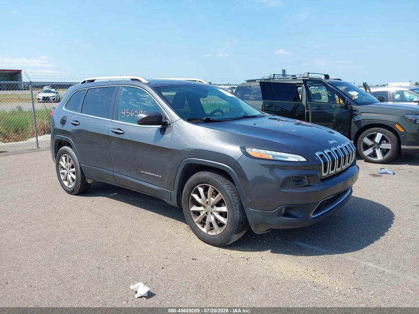 2015 Jeep Cherokee VIN 1C4PJMDS9FW765065 IAAI salvage auction — HAIL, Salvage Title, sold $1,650 on 2026-10-05 (photo 1)