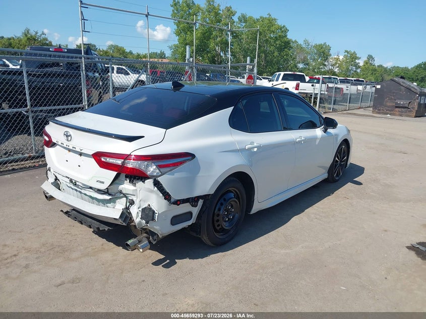 2019 Toyota Camry VIN 4T1BZ1HK1KU024275 IAAI salvage auction — REAR END, Salvage Title, sold $9,800 on 2026-07-31 (photo 4)
