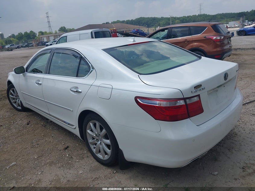 2008 Lexus Ls 600h VIN JTHDU46F285004931 IAAI salvage auction — SIDE, Clear (Wisconsin), sold $9,400 on 2026-08-11 (photo 3)