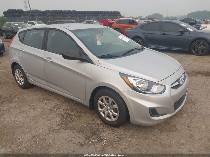 2014 Hyundai Accent VIN KMHCT5AE8EU173983 IAAI salvage auction — NORMAL WEAR, Clear (Pennsylvania), sold $25 on 2026-07-24 (photo 1)