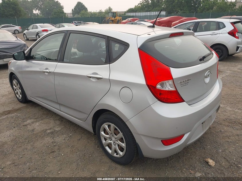 2014 Hyundai Accent VIN KMHCT5AE8EU173983 IAAI salvage auction — NORMAL WEAR, Clear (Pennsylvania), sold $25 on 2026-07-24 (photo 3)