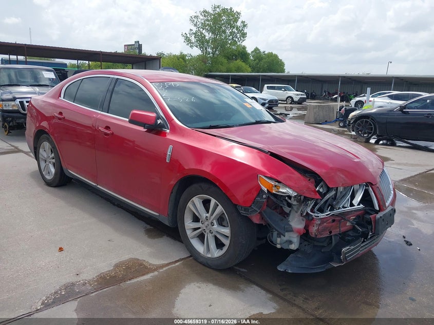 2010 Lincoln Mks VIN 1LNHL9DR6AG616295 IAAI salvage auction — FRONT END, Salvage (Texas), sold $550 on 2026-09-03 (photo 1)