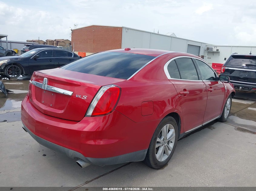 2010 Lincoln Mks VIN 1LNHL9DR6AG616295 IAAI salvage auction — FRONT END, Salvage (Texas), sold $550 on 2026-09-03 (photo 4)