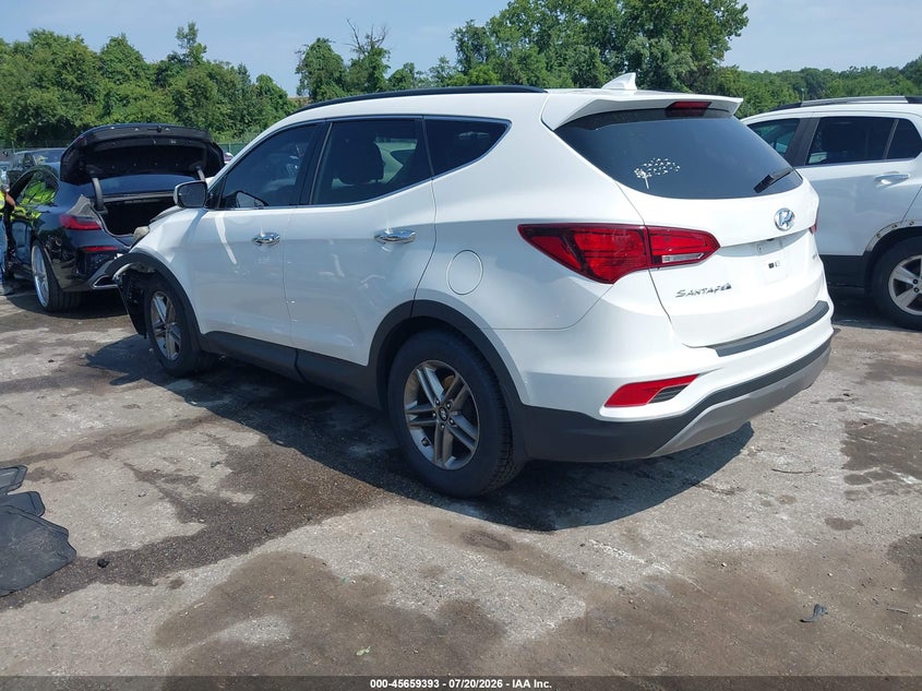 2017 Hyundai Santa fe VIN 5XYZU3LB8HG420296 IAAI salvage auction — FRONT END, Salvage - Greater Than 75% (Maryland), sold $2,150 on 2026-08-01 (photo 3)