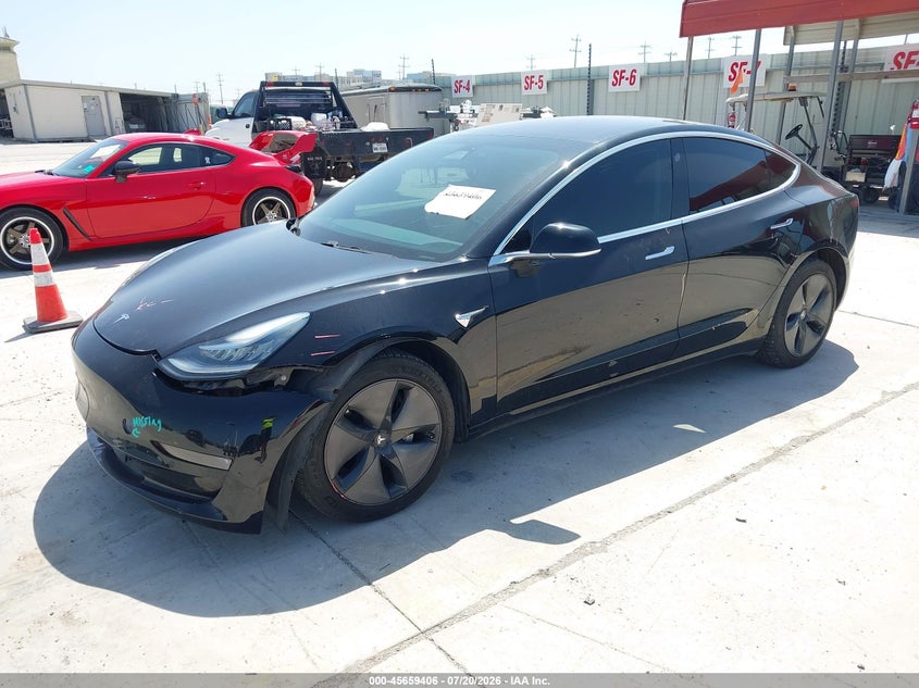 2018 Tesla Model 3 VIN 5YJ3E1EA2JF044946 IAAI salvage auction — FRONT END, Original (Texas), sold $8,825 on 2026-09-11 (photo 2)
