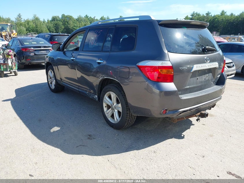 2008 Toyota Highlander VIN JTEES42A282075095 IAAI salvage auction — NORMAL WEAR, Clear (Pennsylvania), sold $1,350 on 2026-07-30 (photo 3)