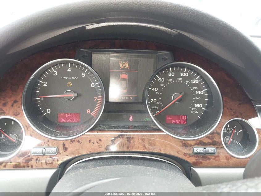 2005 Audi A8 VIN WAUML44E55N008737 IAAI salvage auction — FRONT END, Clear (Virginia), sold $525 on 2026-07-28 (photo 7)