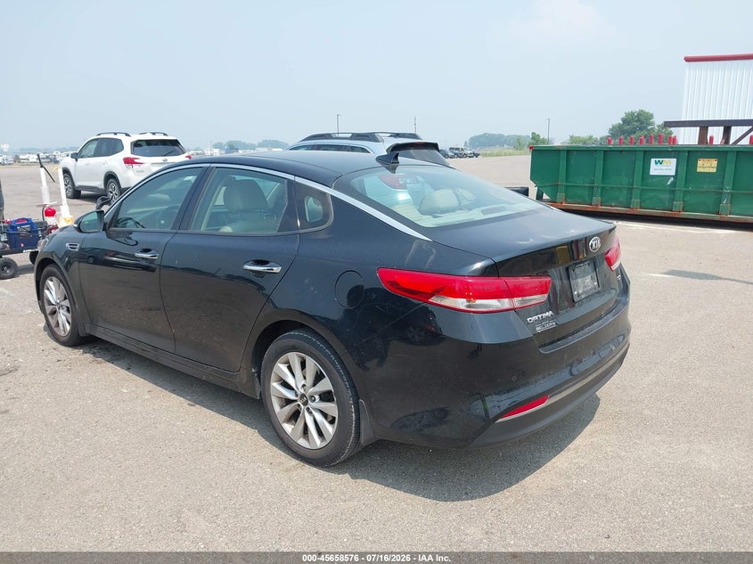 2016 Kia Optima VIN 5XXGU4L32GG074688 IAAI salvage auction — FRONT & REAR, Clear (Minnesota), sold $75 on 2026-07-29 (photo 3)