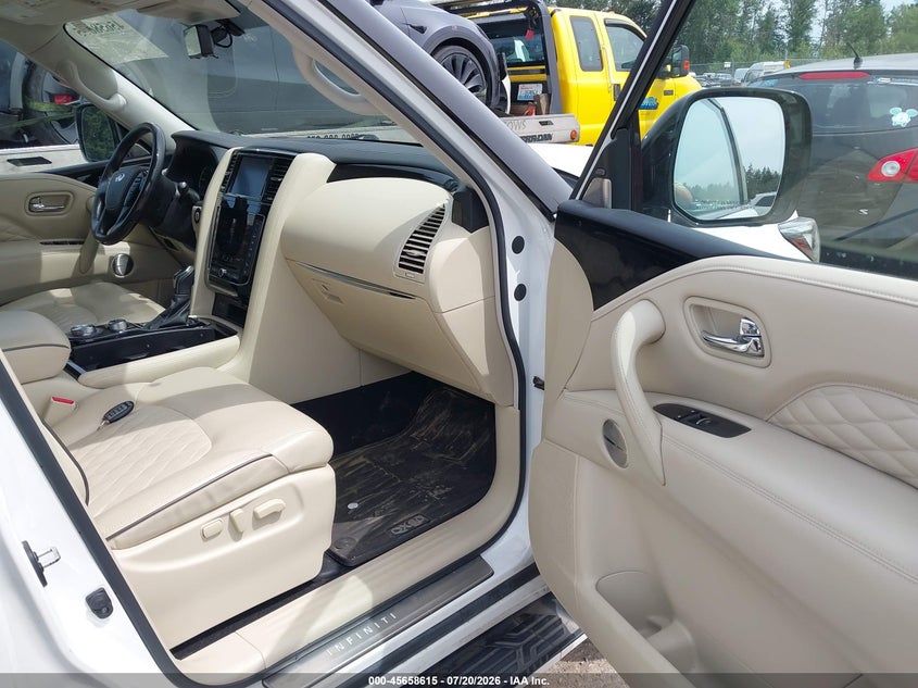 2020 Infiniti Qx80 VIN JN8AZ2NE8L9252853 IAAI salvage auction — SIDE, Wait Title, sold $12,500 on 2026-08-01 (photo 5)