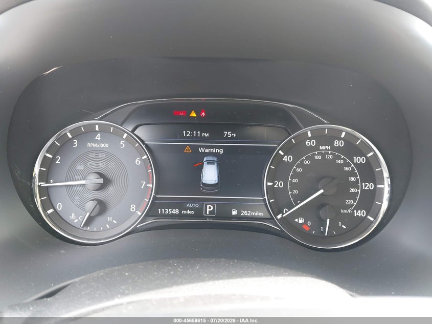 2020 Infiniti Qx80 VIN JN8AZ2NE8L9252853 IAAI salvage auction — SIDE, Wait Title, sold $12,500 on 2026-08-01 (photo 7)