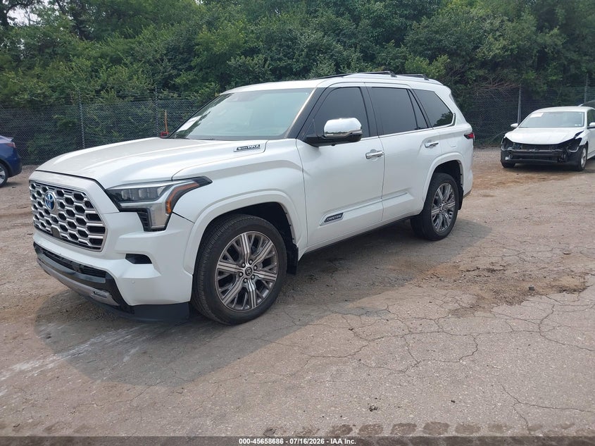2023 Toyota Sequoia VIN 7SVAAABA9PX018761 IAAI salvage auction — NORMAL WEAR, Salvage Title, sold $52,750 on 2026-07-30 (photo 2)