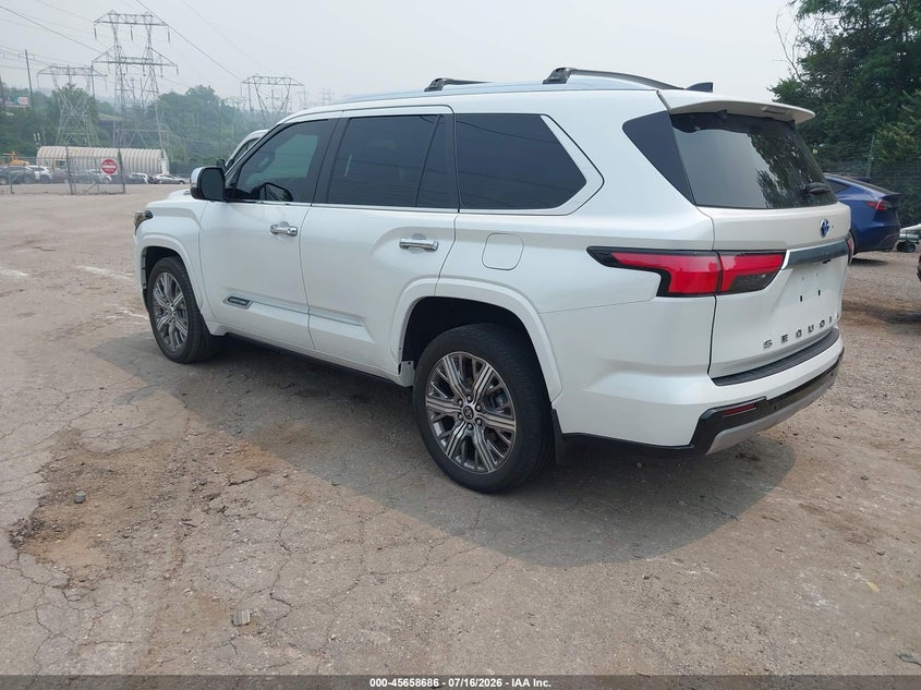 2023 Toyota Sequoia VIN 7SVAAABA9PX018761 IAAI salvage auction — NORMAL WEAR, Salvage Title, sold $45,250 on 2026-07-30 (photo 3)