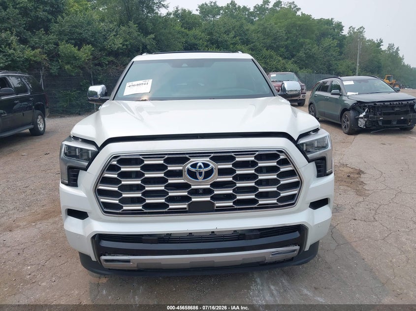 2023 Toyota Sequoia VIN 7SVAAABA9PX018761 IAAI salvage auction — NORMAL WEAR, Salvage Title, sold $52,750 on 2026-07-30 (photo 6)