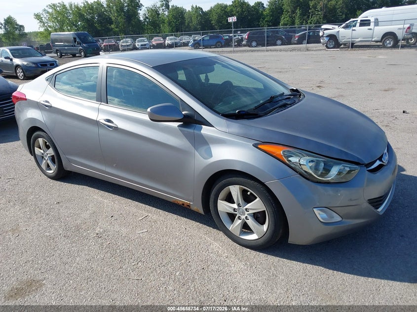 2013 Hyundai Elantra VIN KMHDH4AE7DU777393 IAAI salvage auction — NORMAL WEAR, Clear (New York), sold $275 on 2026-07-28 (photo 1)