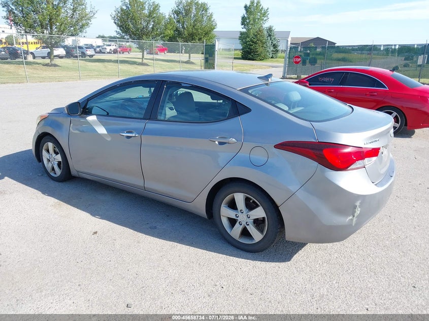 2013 Hyundai Elantra VIN KMHDH4AE7DU777393 IAAI salvage auction — NORMAL WEAR, Clear (New York), sold $925 on 2026-08-03 (photo 3)