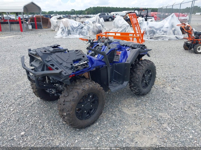 2024 Polaris Sportsman VIN 4XASXZ853RB598859 IAAI salvage auction — FRONT & REAR, Salvage Title, sold $3,400 on 2026-08-19 (photo 4)