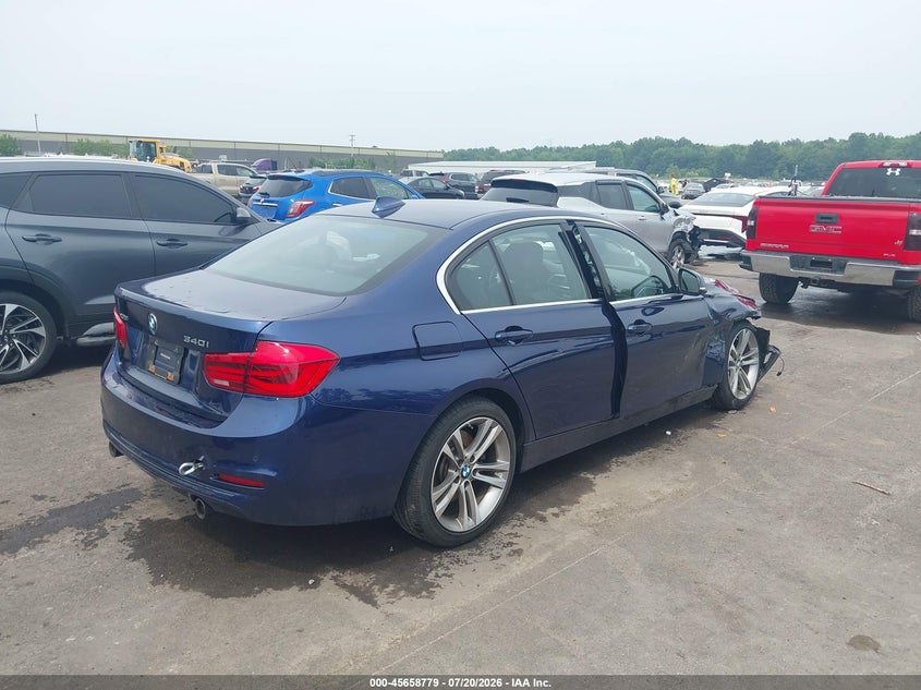 2016 BMW 3er VIN WBA8B7G57GNT70671 IAAI salvage auction — RIGHT FRONT, Wait Title, sold $6,725 on 2026-08-11 (photo 4)
