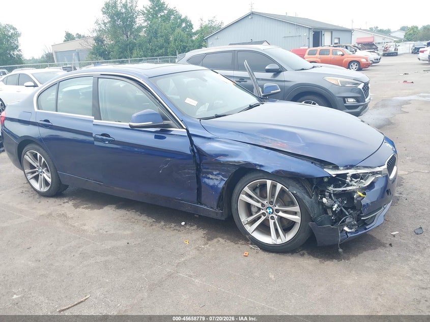 2016 BMW 3er VIN WBA8B7G57GNT70671 IAAI salvage auction — RIGHT FRONT, Wait Title, sold $6,725 on 2026-08-11 (photo 6)