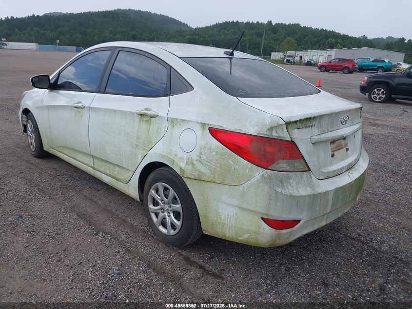 2014 Hyundai Accent VIN KMHCT4AE1EU590419 IAAI salvage auction — NORMAL WEAR, Clear (Alabama), sold $225 on 2026-07-29 (photo 3)