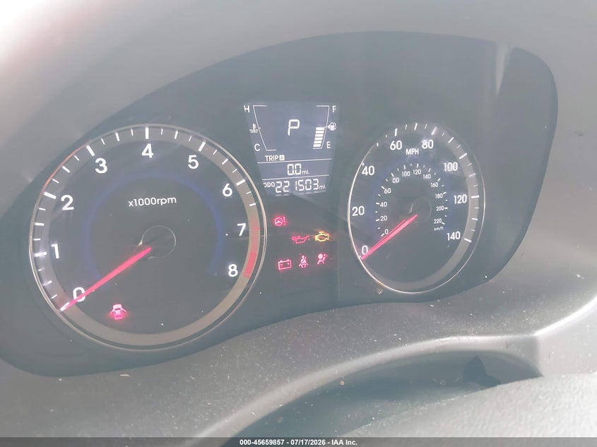 2014 Hyundai Accent VIN KMHCT4AE1EU590419 IAAI salvage auction — NORMAL WEAR, Clear (Alabama), sold $225 on 2026-07-29 (photo 7)