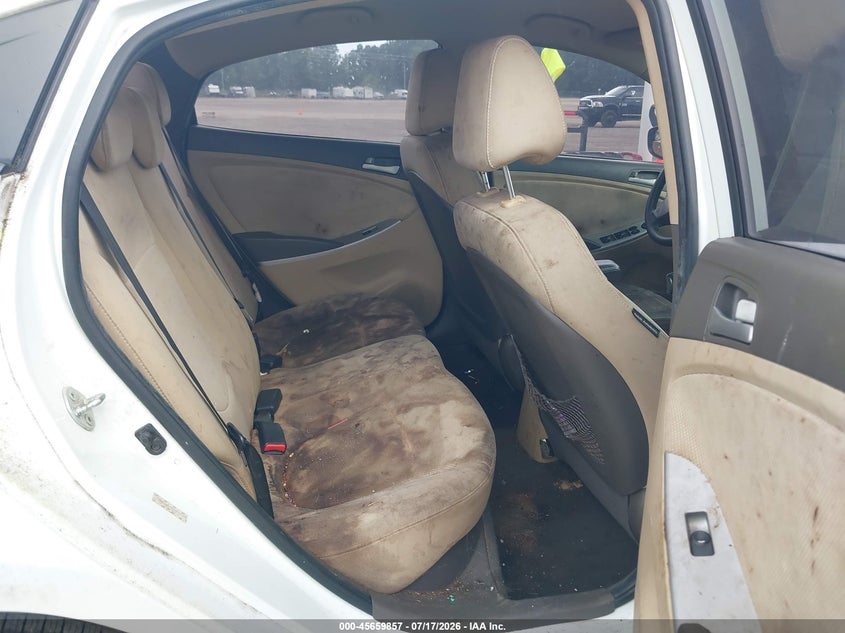2014 Hyundai Accent VIN KMHCT4AE1EU590419 IAAI salvage auction — NORMAL WEAR, Clear (Alabama), sold $225 on 2026-07-29 (photo 8)