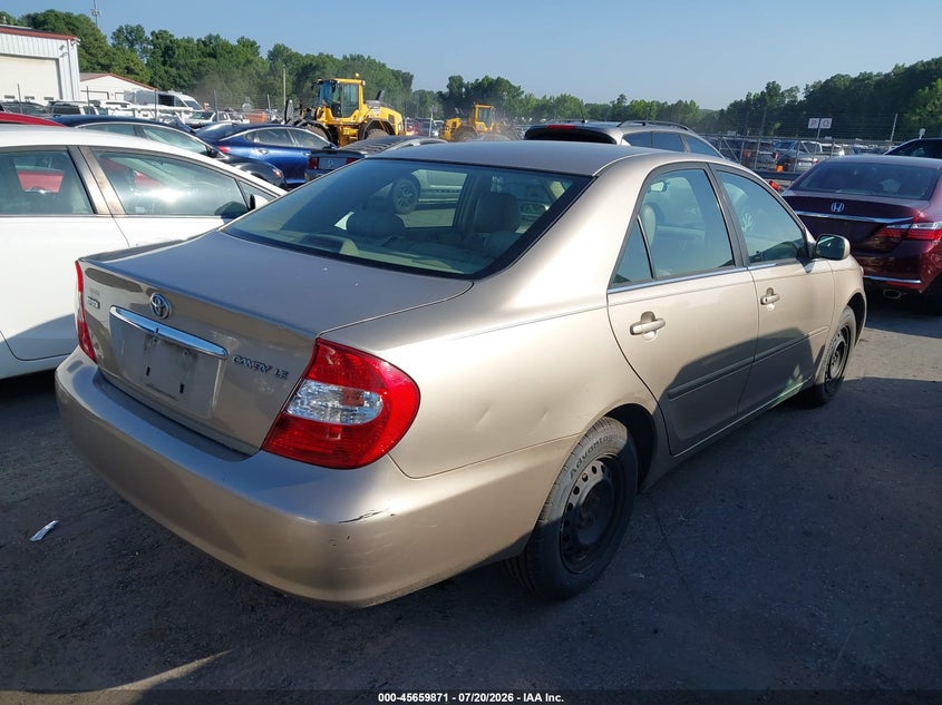 2004 Toyota Camry VIN JTDBE32K540262001 IAAI salvage auction — FRONT END, Salvage (North Carolina), sold $550 on 2026-07-31 (photo 4)