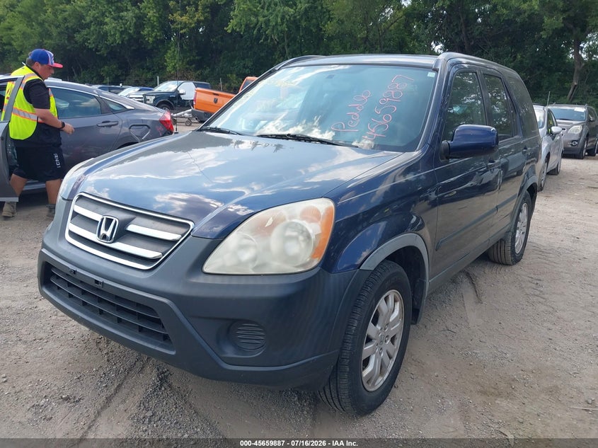 2006 Honda Cr-v VIN JHLRD78836C034992 IAAI salvage auction — NORMAL WEAR, Clear (Indiana), sold $400 on 2026-07-29 (photo 2)