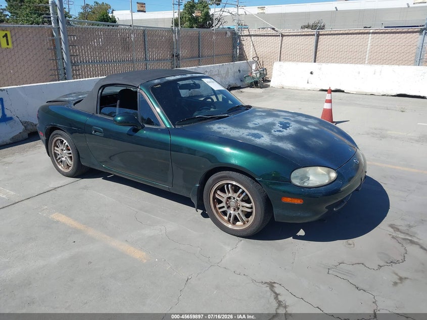 1999 Mazda Mx-5 miata VIN JM1NB353XX0123304 IAAI salvage auction — NORMAL WEAR, Clear - Dealer Only (California), sold $300 on 2026-07-29 (photo 1)