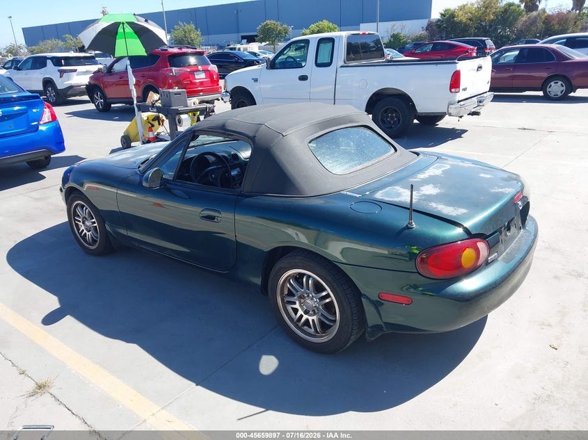 1999 Mazda Mx-5 miata VIN JM1NB353XX0123304 IAAI salvage auction — NORMAL WEAR, Clear - Dealer Only (California), sold $300 on 2026-07-29 (photo 3)