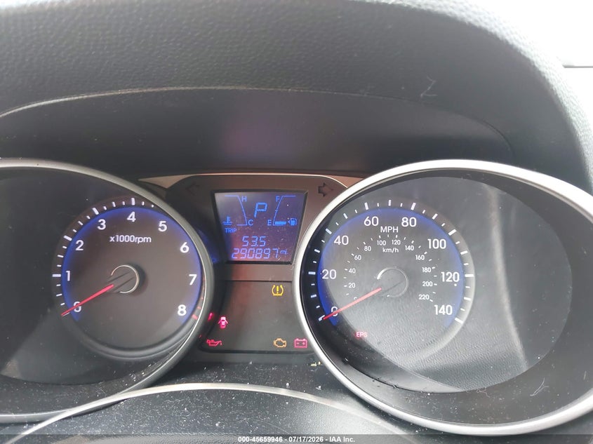 2012 Hyundai Tucson VIN KM8JU3AC6CU359137 IAAI salvage auction — NORMAL WEAR, Clear (Virginia), sold $675 on 2026-07-29 (photo 7)