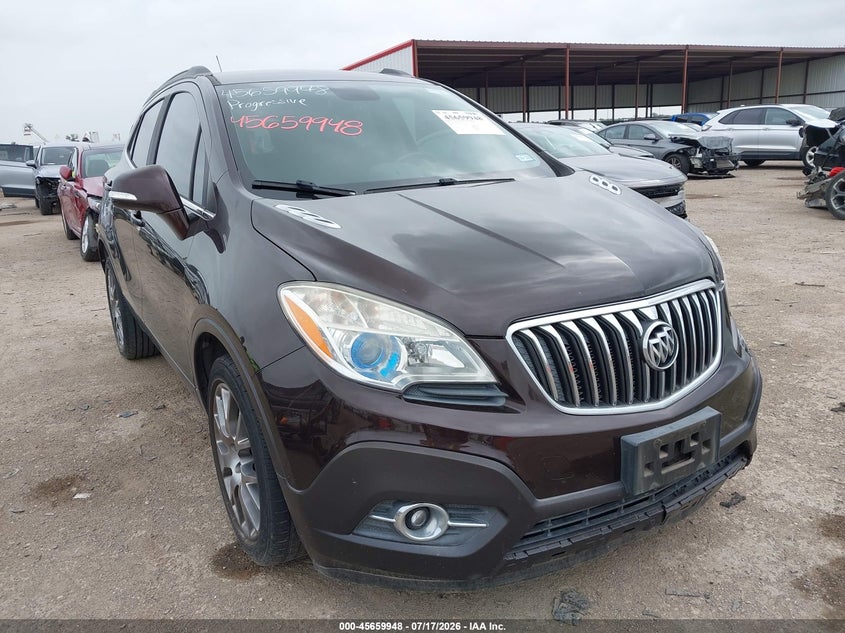 2016 Buick Encore VIN KL4CJ1SM3GB726895 IAAI salvage auction — LEFT FRONT, Original (Texas), sold $1,750 on 2026-09-03 (photo 1)