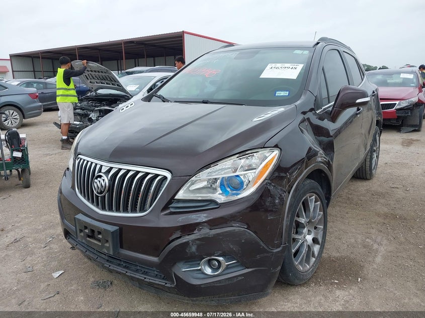 2016 Buick Encore VIN KL4CJ1SM3GB726895 IAAI salvage auction — LEFT FRONT, Original (Texas), sold $1,750 on 2026-09-03 (photo 2)