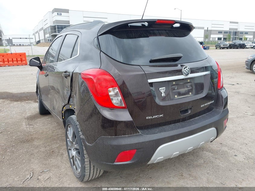 2016 Buick Encore VIN KL4CJ1SM3GB726895 IAAI salvage auction — LEFT FRONT, Original (Texas), sold $1,750 on 2026-09-03 (photo 3)
