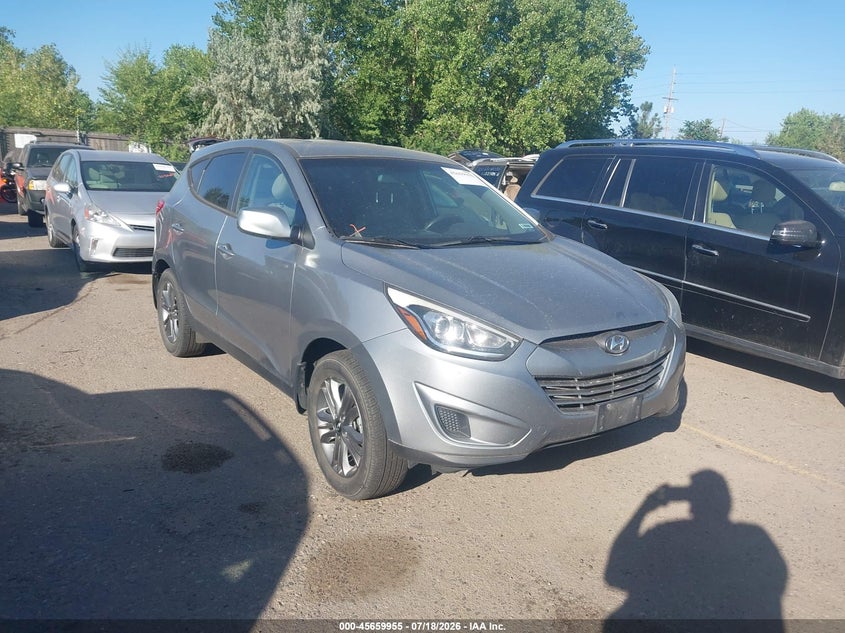 2015 Hyundai Tucson VIN KM8JTCAF4FU033578 IAAI salvage auction — NORMAL WEAR, Clear (Colorado), sold $1,725 on 2026-08-01 (photo 1)