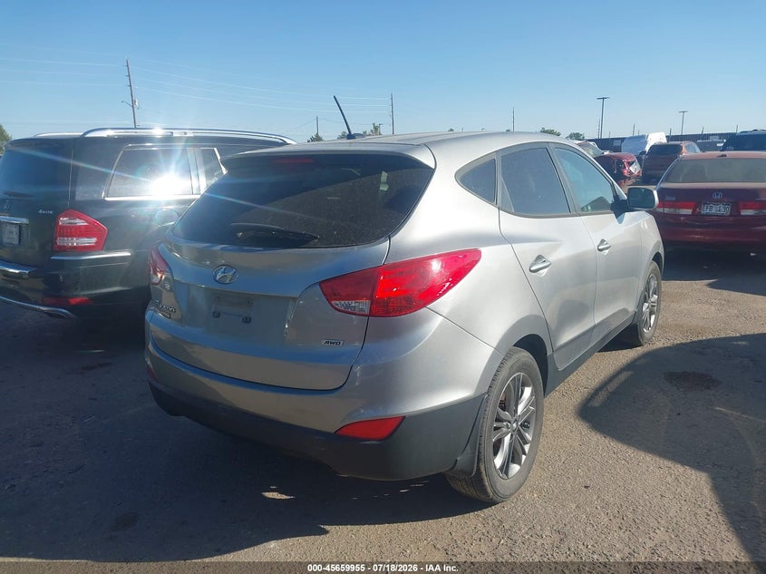 2015 Hyundai Tucson VIN KM8JTCAF4FU033578 IAAI salvage auction — NORMAL WEAR, Clear (Colorado), sold $1,725 on 2026-08-01 (photo 4)